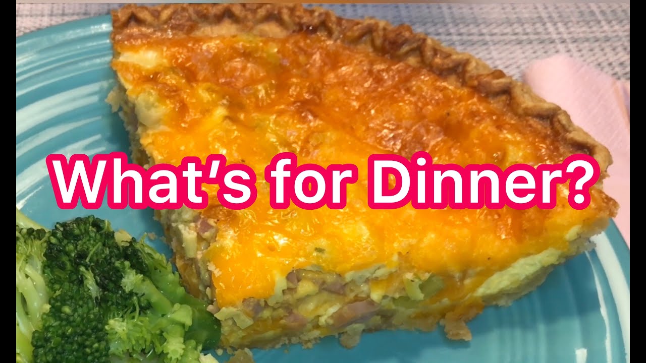 What’s for Dinner? | Ham and Cheese Quiche | Budget Meal Ideas What’s for Dinner? | Ham and Cheese Quiche | Budget Meal Ideas