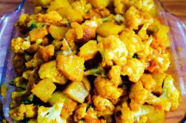 Aloo Gobi Masala Recipe|| Cauliflower Potato Curry Recipe || Healthy Cook Tasty Life