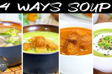 4 Healthy Homemade Soups You’ll Make on Repeat.😋