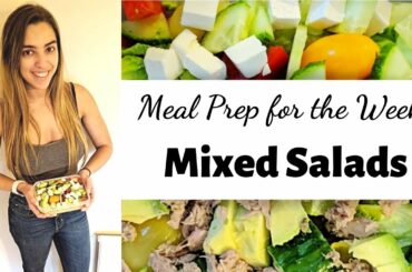 Healthy Salad MEAL PREP - Quick & Easy!