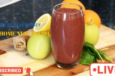 HOW TO SAVE MONEY AT HOME | HOW TO MAKE HEALTHY SMOOTHIE RECIPE | Chef Ricardo Cooking |WEIGHT LOSS