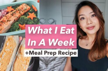 WHAT I EAT IN A WEEK: HEALTHY MEAL PREP RECIPE「健康便當做法」