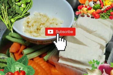 Green bean with tufo and carrots for dinner.