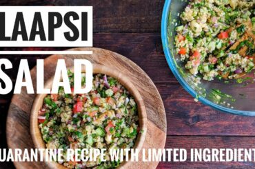 Healthy limited Ingredients Salad | Quarantine Recipe | Laapsi Salad