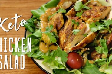 Keto Chicken Salad with Peanut butter dressing | Keto Recipes | Headbanger's Kitchen