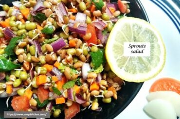 Sprouts salad | Healthy salad with sprouts