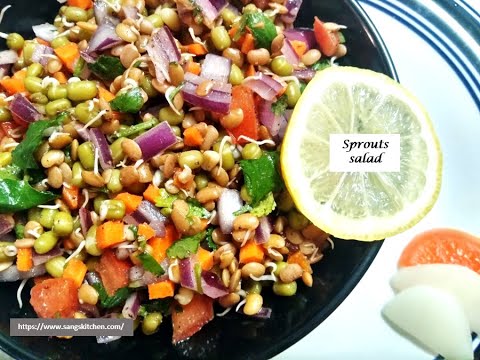 Sprouts salad | Healthy salad with sprouts Sprouts salad | Healthy salad with sprouts