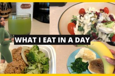 WHAT I EAT IN A DAY  HEALTHY OPTIONS | WATCH ME GET THESE GAINS !