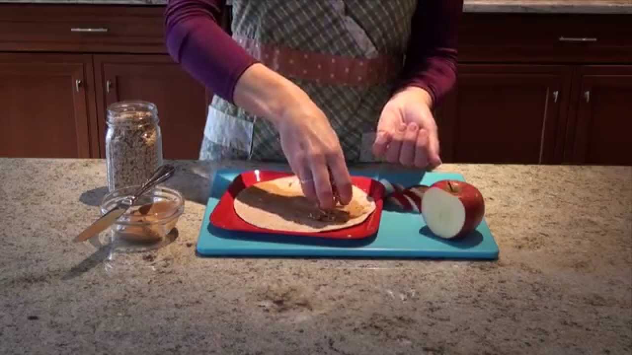 Healthy Snack #1: Peanut Butter and Apple Wrap Healthy Snack #1: Peanut Butter and Apple Wrap