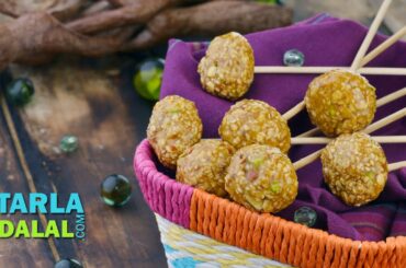 Oats Lollipop (Healthy Snack for Kids) by Tarla Dalal