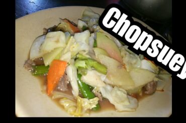 Chopsuey Healthy Delicious Meal...Vlog#09