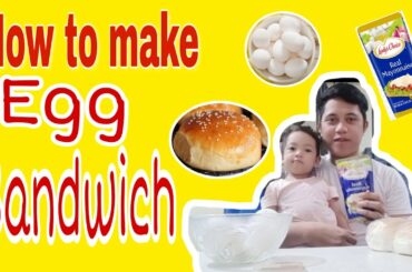 How to make Egg Sandwich | Quick and easy merienda
