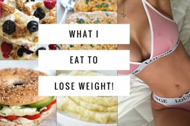 WHAT I EAT IN A DAY to lose weight | healthy + easy meals | taylor bee