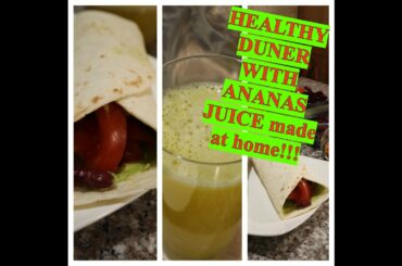 HEALTHY VEGAN SHAWARMA. Low calories, you feel full all a day and of course tasty and very healthy!