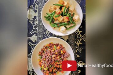 #stayhome #coronavirus #cooking #healthyfood Tofu and green beans stir fry in water base