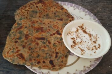Palak Paratha/Healthy Paratha Recipe