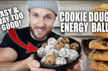 Cookie Dough Energy Balls 🍪 EASY VEGAN SNACK RECIPE