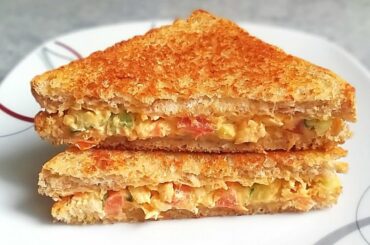 Chicken Salad Sandwich | Chicken Mayo Sandwich | Chicken Bread Toast |Yummy Sandwich for Kids Tiffin