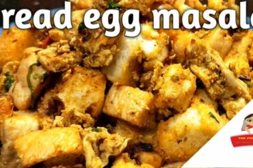 Bread egg masala | Bread with egg breakfast | Quick & easy bread egg recipe