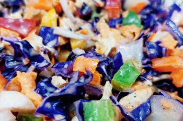Red cabbage chicken salad | healthy Salad l Sony's Kitchen