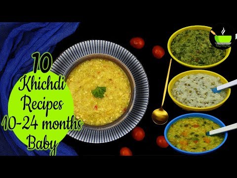10 Khichdi Recipes For 10 – 24 Months Baby | 10 Lunch/Dinner Ideas For Kids/Toddlers | Baby Food 10 Khichdi Recipes For 10 - 24 Months Baby | 10 Lunch/Dinner Ideas For Kids/Toddlers | Baby Food