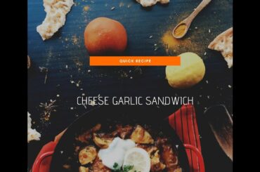 Minimal stuff recipe || Lazy cooking idea || Cheese garlic sandwich || quick recipe || quick snacks