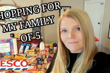 TESCO GROCERY HAUL ~ FAMILY OF 5 💙