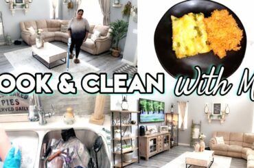 COOK AND CLEAN WITH ME 2020 | CLEANING MOTIVATION | DINNER IDEAS