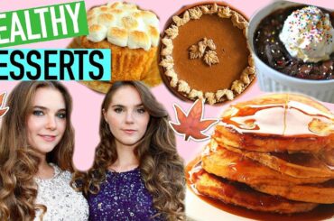 5 HEALTHY FALL DESSERT RECIPES - Easy & Vegan