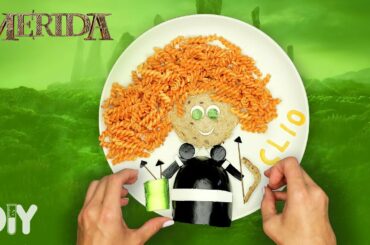 MERIDA | Red Lentil Pasta Lunch | Food Art | Healthy-n-Yummy | DIY Labs
