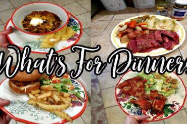 WHAT'S FOR DINNER? // EASY AND BUDGET FRIENDLY DINNER IDEAS // FAMILY MEALS 2020