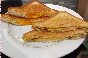 Egg Cheese Sandwiches - Nida's Cuisine - Breakfast Sandwiches - Kids Snack - 2 Types of Sandwiches