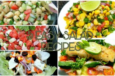 5 Must Try Healthy Salad Recipes | How To Make Quick & Easy Salad Recipes