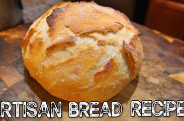 No Knead Artisan Organic Bread Recipe