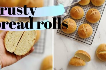Easiest CRUSTY BREAD ROLLS Recipe - only recipe you need to know