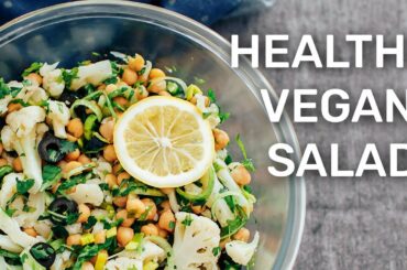 High-Protein Vegan Salad Recipes | HEALTHY DINNER IDEA. So Yummy.