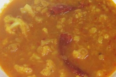 Lentil Cauliflower Stew / Dal Gobi - Kitchen Recipe Episode : 396