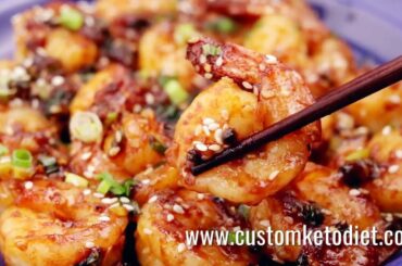 Keto Hoisin Butter Prawns Recipe - Healthy Food For Family