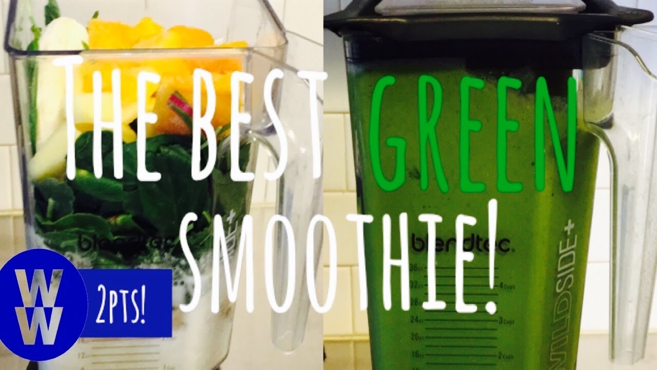 GREEN SMOOTHIE RECIPE FOR WEIGHT LOSS (WW) | Boost Immune System, Clear Skin & Easy Breakfast Idea! GREEN SMOOTHIE RECIPE FOR WEIGHT LOSS (WW) | Boost Immune System, Clear Skin & Easy Breakfast Idea!