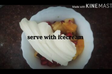 Fruit salad/summer food/ healthy food/ kids food