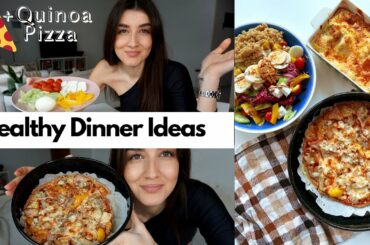 3 HEALTHY DINNER IDEAS | +Quinoa Pizza | Katerina Visseri