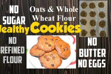 Cookies|Healthy Oats,Whole Wheat Flour Cookies without Eggs,Sugar,Refined Flour,Butter|Healthy Snack