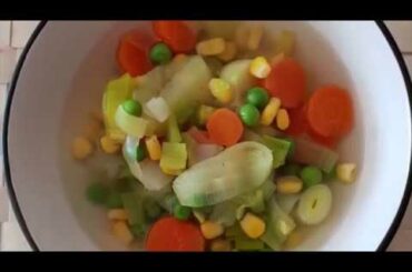 Spring Vegetable Soup - Vegan Recipe - Stay at Home Series