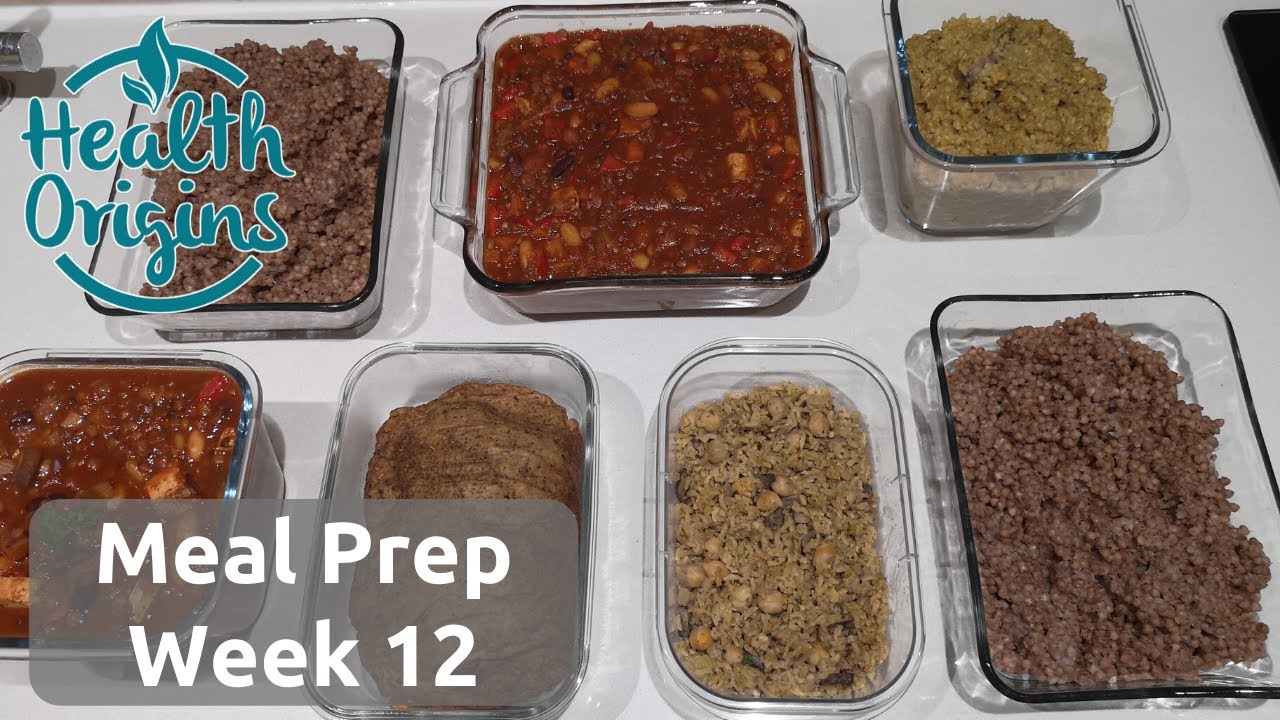 Vegan Meal Prep For Weight Loss – Week 12 Vegan Meal Prep For Weight Loss - Week 12