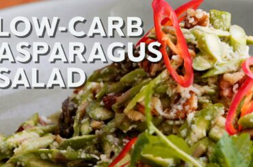 1-Min Recipe • Low-carb asparagus salad
