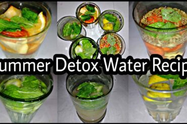 Summer Refreshing Healthy Drink Recipes | Summer Detox Water | #support #jantacarfew