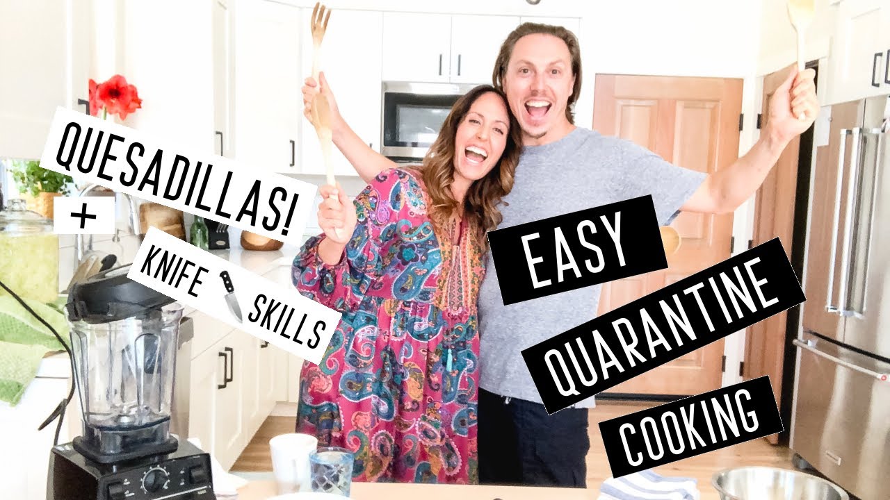 EASY Vegan QUARANTINE COOKING Ideas (Part 2) – Vegan Quesadillas with Mango Salsa + Knife Skills EASY Vegan QUARANTINE COOKING Ideas (Part 2) - Vegan Quesadillas with Mango Salsa + Knife Skills