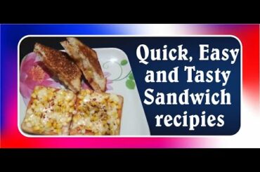 #Aloocorn #sandwich  | Quick, Easy and Tasty Sandwich | కార్న్ శాండ్ విచ్