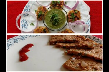 HOW TO MAKE OATS OMELETTE & OATS CORN TIKIA. HEALTHY AND TASTY RECIPES.