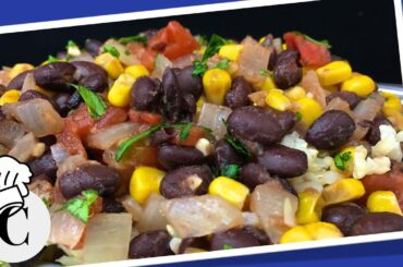 How to Make Brazilian Black Beans and Corn! An Easy, Healthy Recipe!